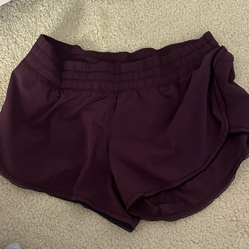 Lululemon Athletica Dark Purple Athletic Shorts